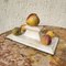 19th Century Marble Tray with Fruits, , Set of 2, Image 8