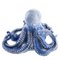 Blaue Oktopus Figur von Enio Ceccarelli 1