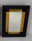 Italian Black Lacquered and Gold Wall Mirror, 1980s, Image 3