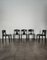 Dining Chairs in Enamelled Wood by Augusto Savini for Pozzi Italia, 1968, Set of 5, Image 3