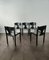 Dining Chairs in Enamelled Wood by Augusto Savini for Pozzi Italia, 1968, Set of 5 4