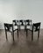 Dining Chairs in Enamelled Wood by Augusto Savini for Pozzi Italia, 1968, Set of 5, Image 4