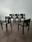 Dining Chairs in Enamelled Wood by Augusto Savini for Pozzi Italia, 1968, Set of 5, Image 2