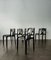 Dining Chairs in Enamelled Wood by Augusto Savini for Pozzi Italia, 1968, Set of 5 6