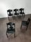 Dining Chairs in Enamelled Wood by Augusto Savini for Pozzi Italia, 1968, Set of 5 5