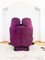 Chaise longue 111 Wink in pelle scamosciata viola di Toshiyuki Kita per Cassina, Italia, Immagine 4