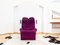 Chaise longue 111 Wink in pelle scamosciata viola di Toshiyuki Kita per Cassina, Italia, Immagine 5