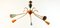 Lámpara colgante Sputnik con cinco conos de colores, Imagen 13