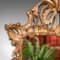 Espejo de pared inglés Reviva renacentista alto en dorado, decorativo, años 60, Imagen 5