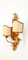 Lámpara de pared de madera en hoja de oro con ventilador, Imagen 5