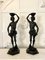 Victorian Carved Ebonised Figures, 1850s, Set of 2, Image 1