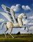 Rafal Olbinski, caballo blanco, impresión de Giclee, Imagen 1