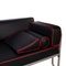 Bauhaus Sofa in Red and Black Fabric 5
