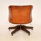 Georgian Leather Swivel Desk Chair, 1950s 7