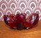 Large Murano Glass Bowl in Red, 1960s 7