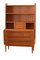 Danish Teak Bookcase with Storage and Writing Board from Brdr. Larsen, 1960s 1