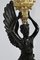 Antique Lamp in Bronze and Marble, 1890s 9