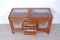 Antikes Sideboard aus Glas & Holz, 1890er 6