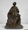 La Femme au Chien, Late 19th Century, Bronze 18