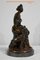 La Femme au Chien, Ende 19. Jh., Bronze 21