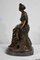 La Femme au Chien, Ende 19. Jh., Bronze 17