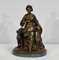 La Femme au Chien, finales del siglo XIX, bronce, Imagen 1