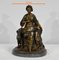 La Femme au Chien, fine XIX secolo, bronzo, Immagine 20