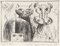 Lev Kropivnitsky, Das Mädchen, Katze und Kuh, 1970er, Radierung 2