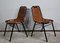 Metal and Leather Chairs, 1960, Set of 2, Image 4