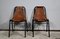 Metal and Leather Chairs, 1960, Set of 2 5