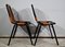 Metal and Leather Chairs, 1960, Set of 2 17