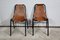 Metal and Leather Chairs, 1960, Set of 2, Image 2