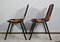 Metal and Leather Chairs, 1960, Set of 2, Image 18