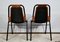 Metal and Leather Chairs, 1960, Set of 2 19