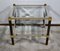 Brass and Glass Sofa Table by P. Vandel, 1970 2