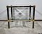 Brass and Glass Sofa Table by P. Vandel, 1970 16