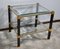 Brass and Glass Sofa Table by P. Vandel, 1970 1