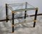 Brass and Glass Sofa Table by P. Vandel, 1970, Image 1