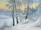 Arnolds Pankoks, Winter, Oil on Canvas, Image 8