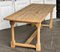 French Farmhouse Dining Table in Bleached Oak, 1925 10