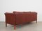 Danish Brown Leather Sofa, 1960s, Image 4