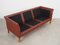 Danish Brown Leather Sofa, 1960s, Image 7