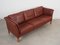 Danish Brown Leather Sofa, 1960s 6