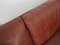 Danish Brown Leather Sofa, 1960s 12