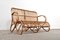 Vintage Rattan 2-Seat Sofa Bench, 1960s, Image 4