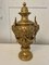 Antike viktorianische Urne aus vergoldetem Messing, 1860 1