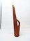 Mid-Century Scandinavian Vase in Teak, 1950s, Image 4