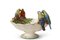 Figurine Perroquets et Fleurs de Ceramiche Ceccarelli 2
