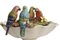 Parrots and Flowers Figurine from Ceramiche Ceccarelli, Image 3