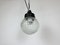 Industrial Bakelite Pendant Light with Frosted Glass, 1970s, Image 7